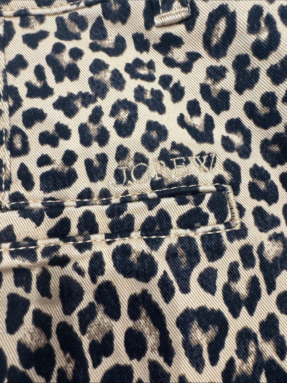 J. Crew Leopard Print Bermuda Shorts - Tan & Black - Picture 4 of 5